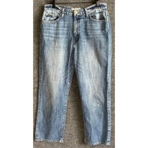 FLYING MONKEY Womens Denim Jeans Blue Straight Leg Cut Size 30 Medium Wash